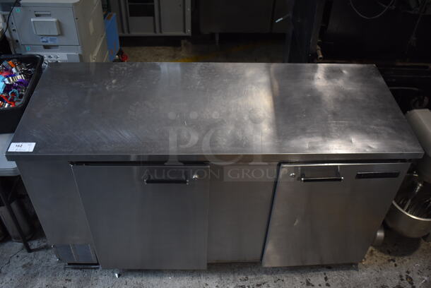 Beverage Air BB68 Stainless Steel Commercial 2 Door Back Bar Cooler. 115 Volts, 1 Phase. Cannot Test Due To Missing Power Cord - Image 1 of 6