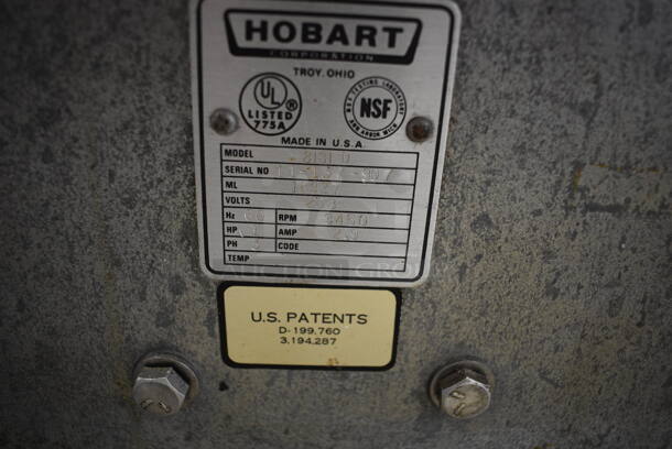 Hobart 8131 D Metal Commercial Countertop Buffalo Chopper w/ S Blade. 208 Volts, 3 Phase. 32x24x17.5 - Image 9 of 10