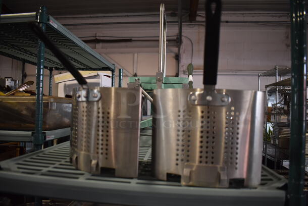 ALL ONE MONEY! Lot of 2 Metal Baskets. 9x6x12 - Image 5 of 6