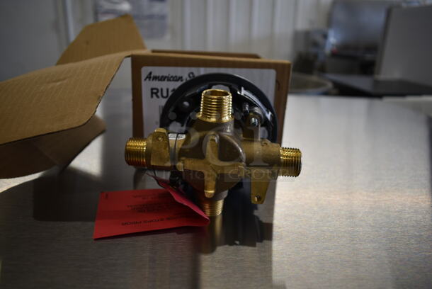 BRAND NEW SCRATCH AND DENT! American Standard RU101SS Flash Rough-In Shower Valve Body with 1/2" Universal Inlets and Outlets and Screwdriver Stops. - Image 7 of 8