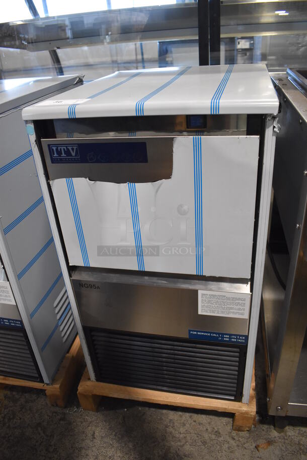 BRAND NEW! ITV ALFA NG95 Stainless Steel Commercial Self Contained Undercounter Ice Machine. 115 Volts, 1 Phase. 18.5x24x31 - Image 3 of 6