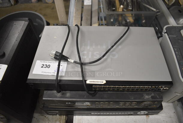 3 Various Items; Cisco SF300-24PP 24 Port, Speco Technologies EZVR4 and Security Camera Recorder. Includes 17.5x10.5x2. 3 Times Your Bid! - Image 4 of 4