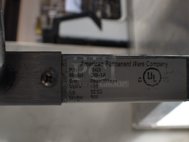 American Permanent Ware DW-1A Metal Commercial Countertop 2 Head Warming Lamp. 120 Volts, 1 Phase. 14x21x24 - Image 4 of 4
