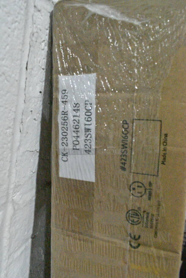 2 BRAND NEW IN BOX! ServIt 423SWI60CP Stainless Steel Commercial 60" High Wattage Strip Warmer with Adjustable Infinite Controls and Cord. 120 Volts, 1 Phase. 2 Times Your Bid! - Image 3 of 6
