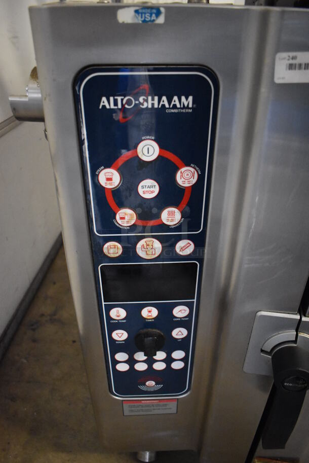 Alto Shaam Model 10.10 ES Stainless Steel Commercial Electric Powered Combitherm Convection Oven w/ View Through Door on Stand. 208-240 Volts, 3 Phase. 42x32x68 - Image 3 of 9