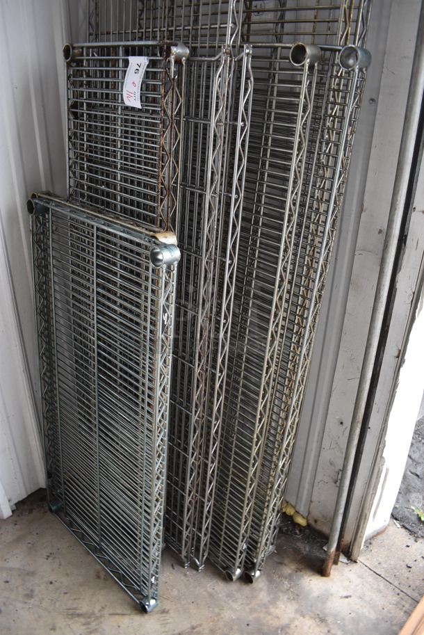 ALL ONE MONEY! Lot of 11 Various Shelves! Includes 18x36x1.5 - Image 2 of 3