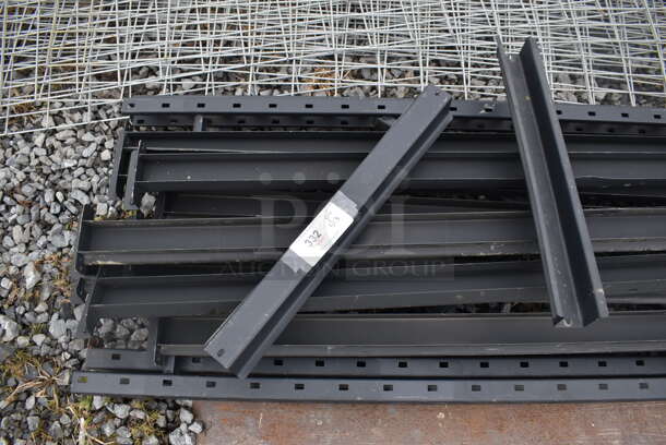 ALL ONE MONEY! Lot of Wire Shelves and Black Pieces - Image 4 of 6