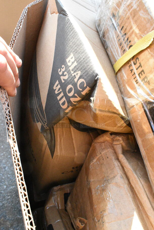 25 BRAND NEW Boxes Including 600DUN2036M Regency 20" x 36" Mobile Aluminum Dunnage Rack - 1600 lb. Capacity, 92150/027 Lancaster Table & Seating Rio Sea Moss Green Resin Side Chair, Solo Ultra Clear™ TN20 20 oz. Clear Straight Wall PET Plastic Cold Cup - 1000/Case, 500LSTRWLW Choice 9, 12, 16, 20, and 24 oz. Clear Sip-Through Lid with Extra-Wide Opening - 1000/Case, 500CC12 Choice Clear PET Customizable Plastic Cold Cup - 12 oz. - 1000/Case. 25 Times Your Bid!  - Image 6 of 12