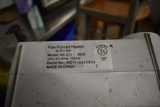 HB-211 Countertop Fan Forced Heater. 120 Volts, 1 Phase. Tested and Working! - Image 4 of 4