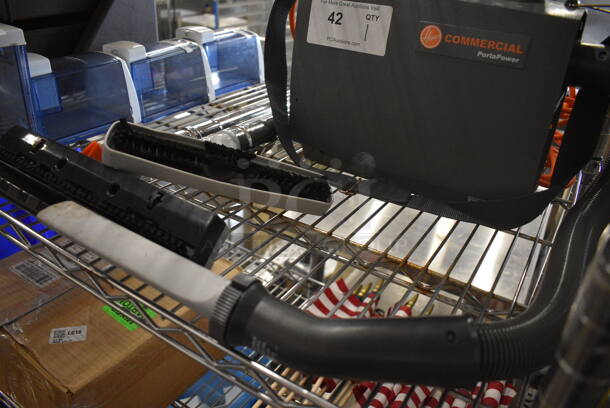 Hoover Model CH30000 Commercial Vacuum Cleaner w/ 2 Extra Attachments. 120 Volts, 1 Phase. 5x14x12. Tested and Working! - Image 4 of 6