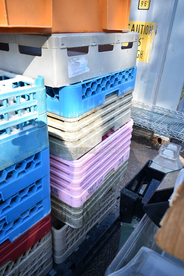 PALLET LOT of Various Items Including Dish Caddies, Orange Bin and Poly Buckets - Image 2 of 9