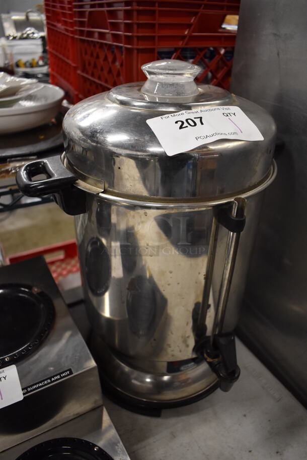 Metal Countertop Percolating Coffee Urn. 14x12x19 - Image 2 of 5