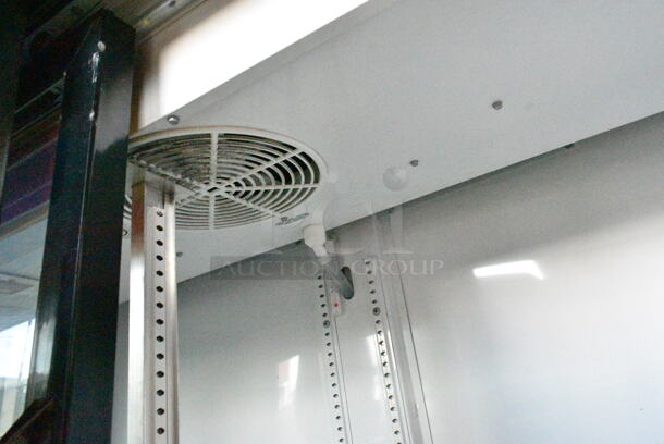 2016 True GDM-41SL-48-HC-LD Metal Commercial 2  Door Reach In Cooler Merchandiser w/ Poly Coated Racks. 115 Volts, 1 Phase. Tested and Working! - Image 6 of 7