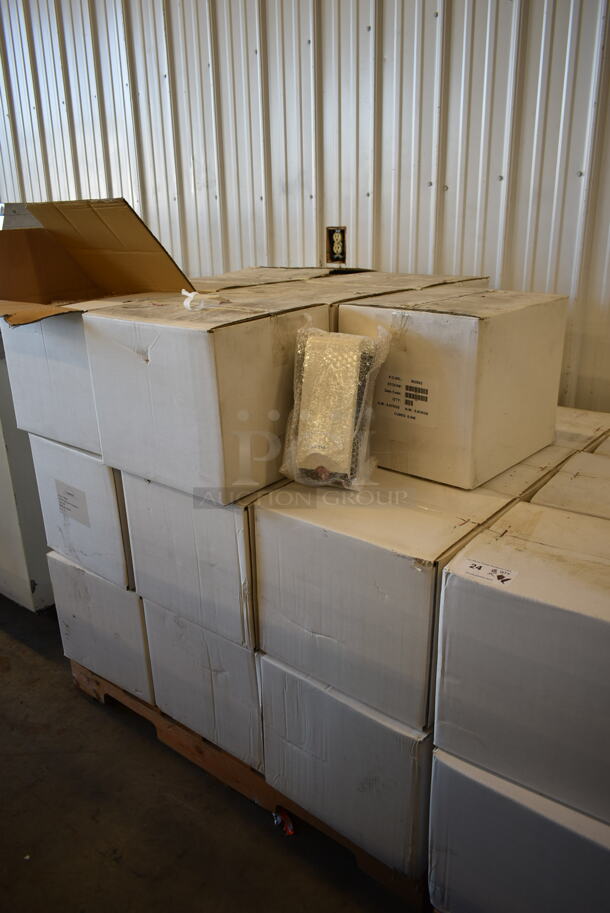PALLET LOT of 25 Boxes of 6 BRAND NEW! Cannon 750186 One Shot Plus White Wall Mount Dispensers. 25 Times Your Bid! - Image 2 of 8