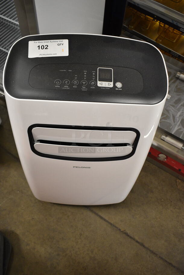 BRAND NEW SCRATCH AND DENT! Pelonis PAP10R1BWT Portable Air Conditioner w/ Accessories. 10,000 BTU. 115 Volts, 1 Phase. Tested and Working! - Image 4 of 6