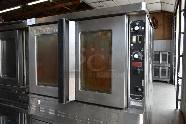 2 Blodgett Stainless Steel Commercial Natural Gas Powered Full Size Convection Oven w/ View Through Doors, Metal Oven Racks and Thermostatic Controls on Commercial Casters. 2 Times Your Bid! - Image 2 of 11