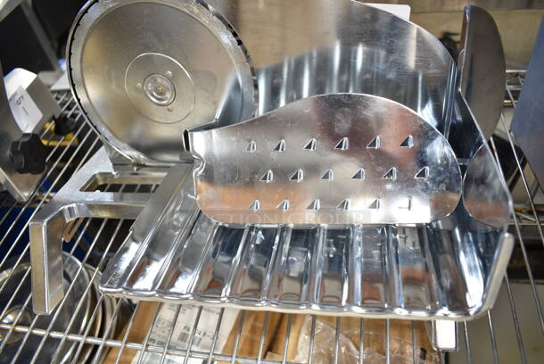 Rival Stainless Steel Commercial Countertop Meat Slicer. Tested and Powers On But Parts Do Not Move - Image 4 of 7