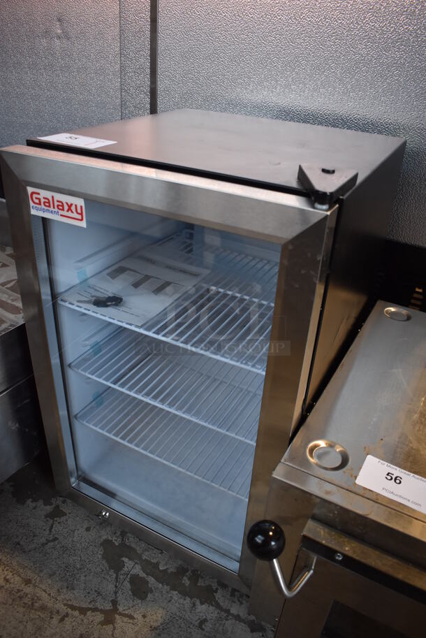 Galaxy 177CRG3B Metal Commercial Mini Cooler Merchandiser. 110-120 Volts, 1 Phase. 17x19x27. Tested and Powers On But Does Not Get Cold - Image 2 of 6