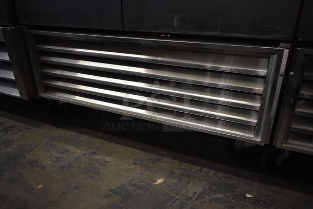 True T-35 Stainless Steel Commercial Double Door Reach In Cooler w/ Poly Coated Racks on Commercial Casters. 115 Volts, 1 Phase. Tested and Powers On But Does Not Get Cold - Image 4 of 7