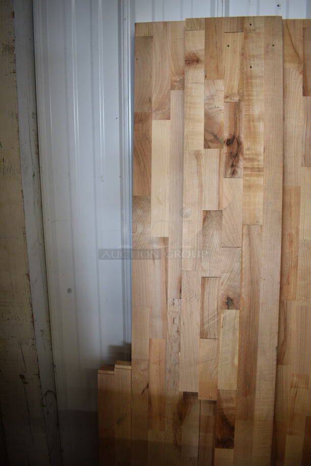 BRAND NEW SCRATCH AND DENT! Regency 600WTOB3072G Wood Top Work Table. See Pictures for Damage. - Image 3 of 6