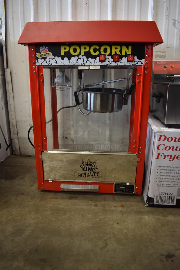 Carnival King 382PM30R Metal Commercial Countertop Popcorn Machine. 110 Volts, 1 Phase. 22x17x30. Tested and Working! - Image 4 of 9
