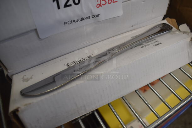 25 Boxes of 12 BRAND NEW! Winco 0006-08 Stainless Steel Toulouse Dinner Knives. 9". 25 Times Your Bid! - Image 1 of 4