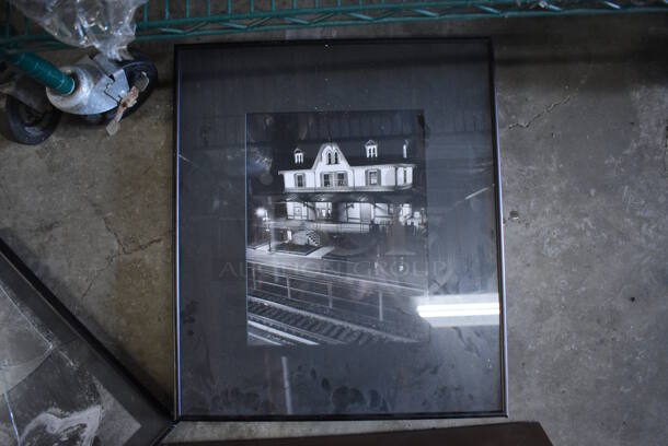 ALL ONE MONEY! Lot of 4 Various Items; Trophy and 3 Pictures. Includes 21.5x2x25.5 - Image 4 of 5