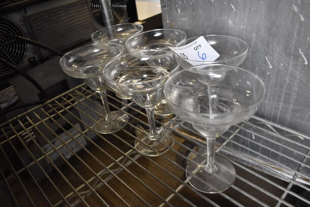 6 Margarita Glasses. 4.5x4.5x6. 6 Times Your Bid! - Image 2 of 3