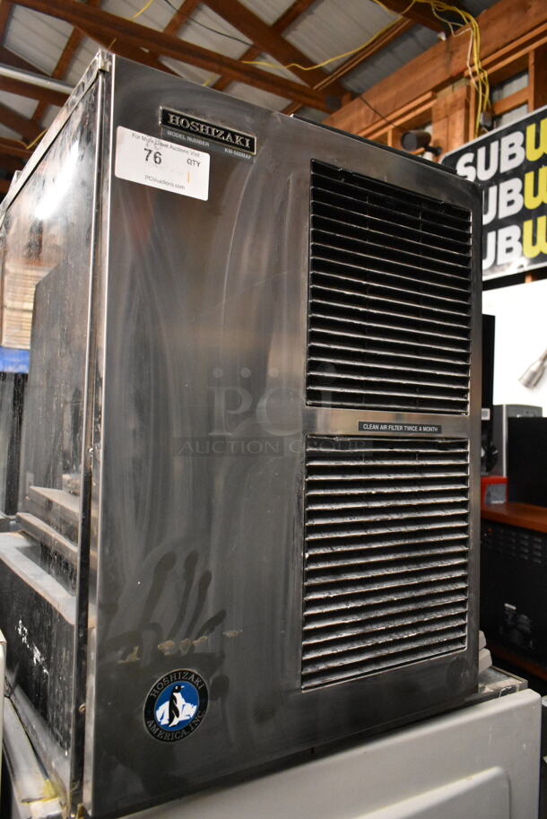 Hoshizaki KM-500MAF Stainless Steel Commercial Ice Machine Head on Hoshizaki DB-200C Commercial Hotel Dispenser Ice Bin. 115-120 Volts, 1 Phase.  - Image 2 of 7