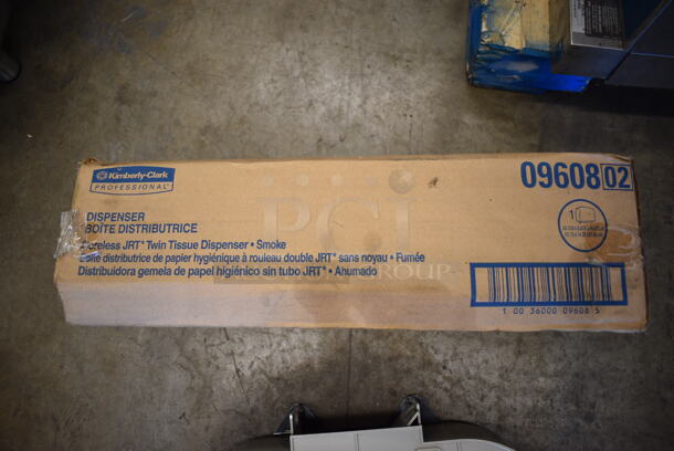 IN ORIGINAL BOX! Kimberly-Clark Poly Wall Mount Toilet Paper Dispenser. 21x5x12 - Image 5 of 5