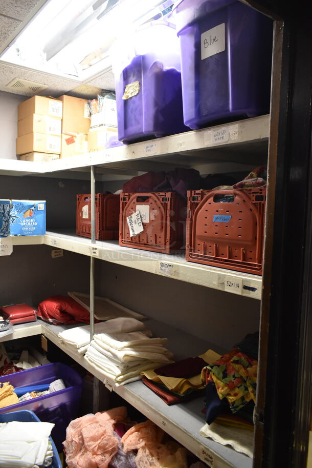 ALL ONE MONEY! ROOM LOT of Various items Including Linens and Aprons. BUYER MUST REMOVE. (dish room) - Image 5 of 5
