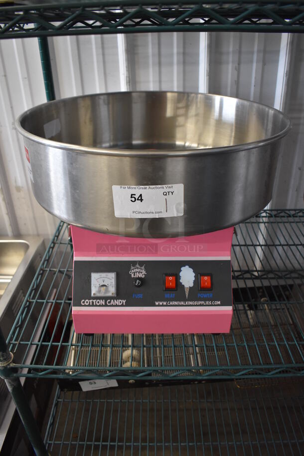 Carnival King 382CCME21 Stainless Steel Commercial Countertop Cotton Candy Machine. 110 Volts, 1 Phase. 20.5x20.5x15.5. Tested and Does Not Power On - Image 2 of 6