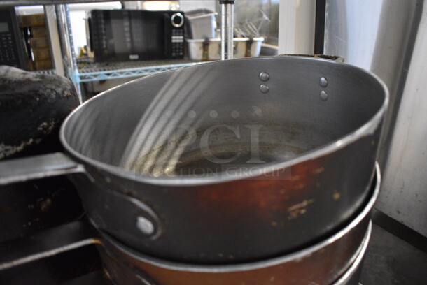 6 Metal Sauce Pans. 24x11x6. 6 Times Your Bid! - Image 3 of 3