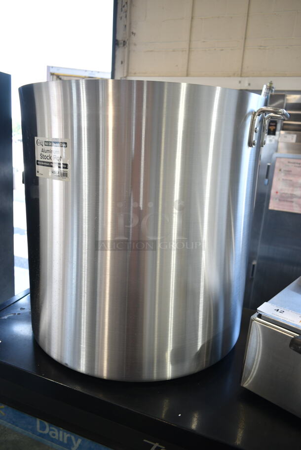 BRAND NEW SCRATCH AND DENT! Choice 471SP160QTHD 160 Qt. Heavy Weight Aluminum Stock Pot - Image 4 of 5