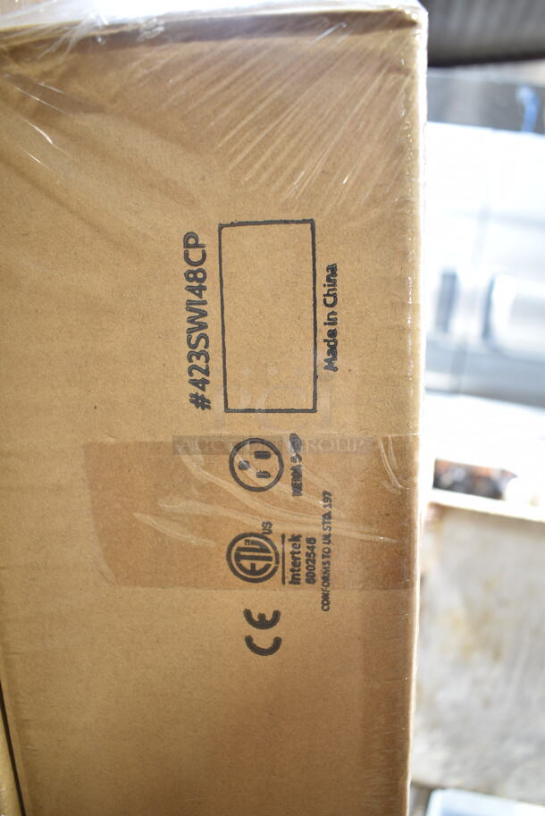 2 BRAND NEW IN BOX! ServIt 423SWI48CP Stainless Steel Commercial 48" High Wattage Strip Warmer with Infinite Controls. 120 Volts, 1 Phase. 2 Times Your Bid! - Image 4 of 4