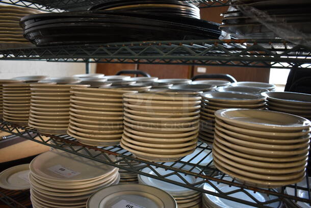 48 White Ceramic Plates. 6.5x6.5x1. 48 Times Your Bid! - Image 4 of 4