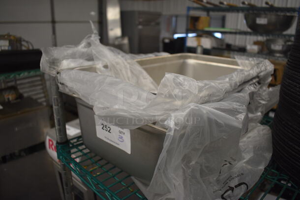 3 BRAND NEW! Stainless Steel Full Size Drop In Bins. 1/1x6. 3 Times Your Bid! - Image 2 of 3
