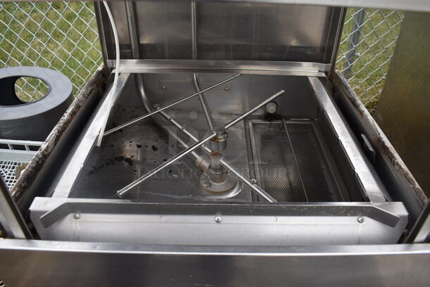 Jackson Stainless Steel Commercial Straight Pass Through Dishwasher. Goes GREAT w/ Lots 354 and 355! 208-240 Volts. 32x30x65 - Image 4 of 6