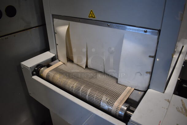 Clamco 820 Tunnel Metal Commercial Floor Style Shrink Wrapping Tunnel on Commercial Casters. 32x27x55. Cannot Test Due To Plug Style - Image 3 of 8