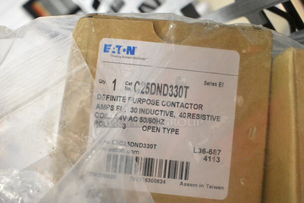 3 BRAND NEW SCRATCH AND DENT! Items Including Eaton C25DND330T Contactor, FM8262196 Element. 3 Times Your Bid!  - Image 4 of 12