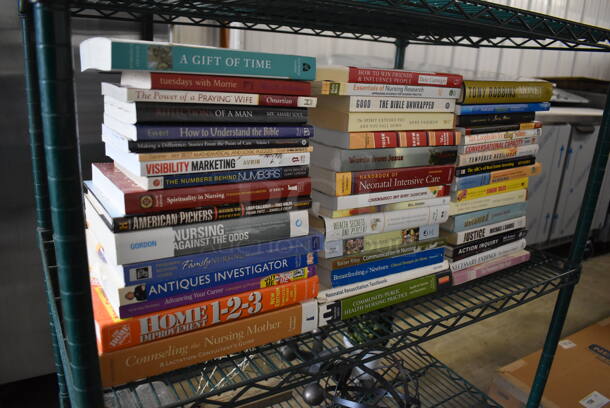 ALL ONE MONEY! Tier Lot of 48 Various Books Including Tax Loopholes, The Bible Unwrapped, Neonatal Intensive Care and Visibility Marketing - Image 3 of 7