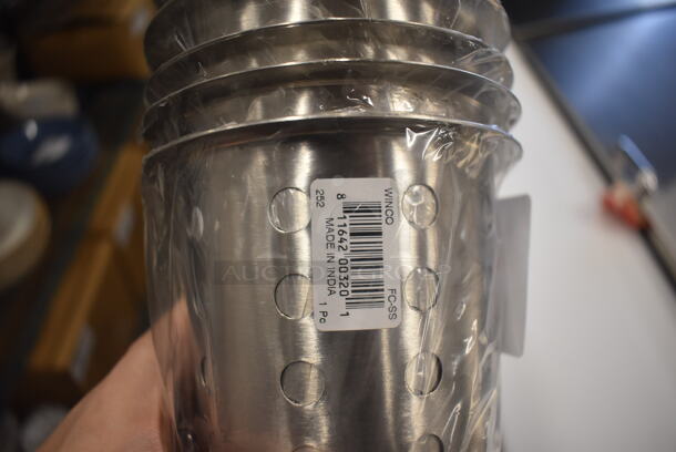 6 BRAND NEW! Winco Stainless Steel Silverware Holders. 5x5x5.5. 6 Times Your Bid! - Image 3 of 3