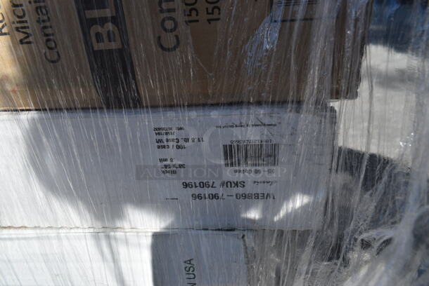 PALLET LOT of 24 BRAND NEW Boxes Including Dart 16J16 16 oz. White Customizable Foam Cup - 1000/Case, Dart 99HT1R 10" x 5 1/4" x 3" White Foam Hoagie Take Out Container with Perforated Hinged Lid - 500/Case, 50020CAFE Choice 20 oz. Café Print Poly Paper Hot Cup - 600/Case, 129MCS24B Choice 24 oz. Black Rectangular Microwavable Heavy Weight Container with Lid 8" x 5 1/4" x 2" - 150/Case, 966TALLFLDB Choice White Tall-Fold 6" x 13" Dispenser Napkin - 8000/Case, 303A45BWRAMF Acopa 4.5 oz. Bright White Fluted Porcelain Ramekin - 48/Case, 788410277WH Hoffmaster 410277 14" x 19" White Embossed Traymat with Scalloped Edge - 1000/Case, 500MFT Lavex White M-Fold (Multifold) Towel - 4000/Case, 999PTOKFT8 Kraft Microwavable Folded Paper. 24 Times Your Bid!  - Image 11 of 12