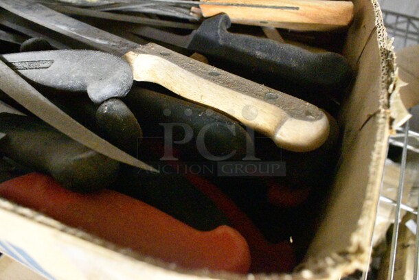 100 SHARPENED Stainless Steel Knives Including Fillet Knives. 100 Times Your Bid!  - Image 5 of 9