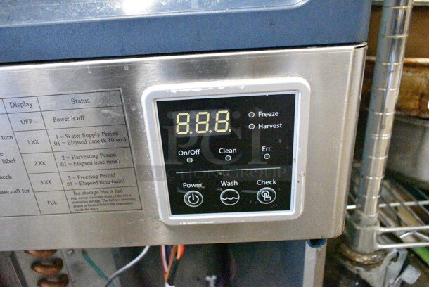 Blue Air BLUI-150A Stainless Steel Commercial Undercounter Self Contained Ice Machine. 115 Volts, 1 Phase.  - Image 4 of 7