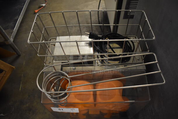 Stainless Steel Commercial Countertop Citrus Juicer. 16x12x31. Tested and Working! - Image 3 of 6