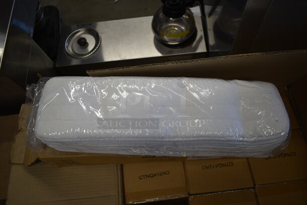 Case of 12 Boxes of 12 Rubbermaid CTNQ412AO 18" Dry Room Pads.  - Image 6 of 7