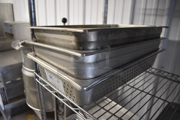 7 Various Stainless Steel Drop In Bins. Includes 1/1x4. 7 Times Your Bid! - Image 3 of 3