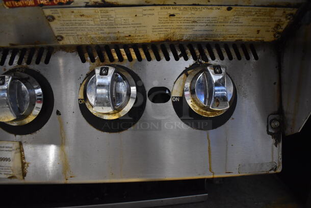 Star 8124RRBB Stainless Steel Commercial Countertop Natural Gas Powered Charbroiler Grill. 24x39x18 - Image 5 of 5
