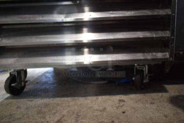 Avantco 178A23RHC Stainless Steel Commercial Single Door Reach In Cooler w/ Poly Coated Racks on Commercial Casters. 115 Volts, 1 Phase. Tested and Working! - Image 5 of 6